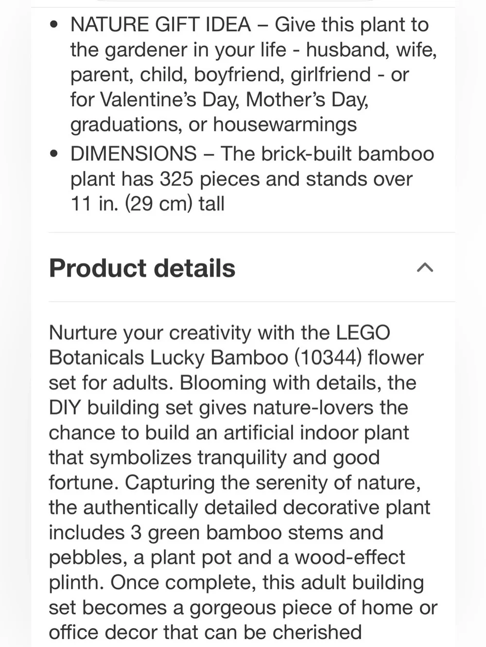 *NIB* LEGO Botanical Lucky Bamboo - Green Decorative Plant Set - Picture 3 of 5